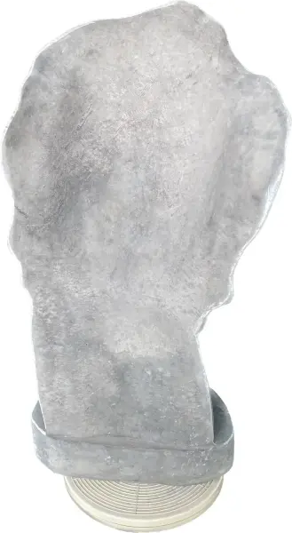 Artikelbild 11 des Artikels “Aras - Gesicht, nach rechts blickend, 120cm H | Steinguss “